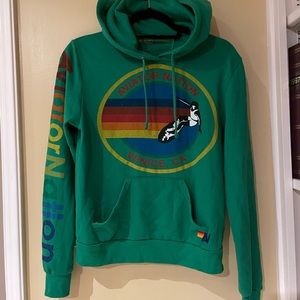 Aviator nation pullover hoodie green